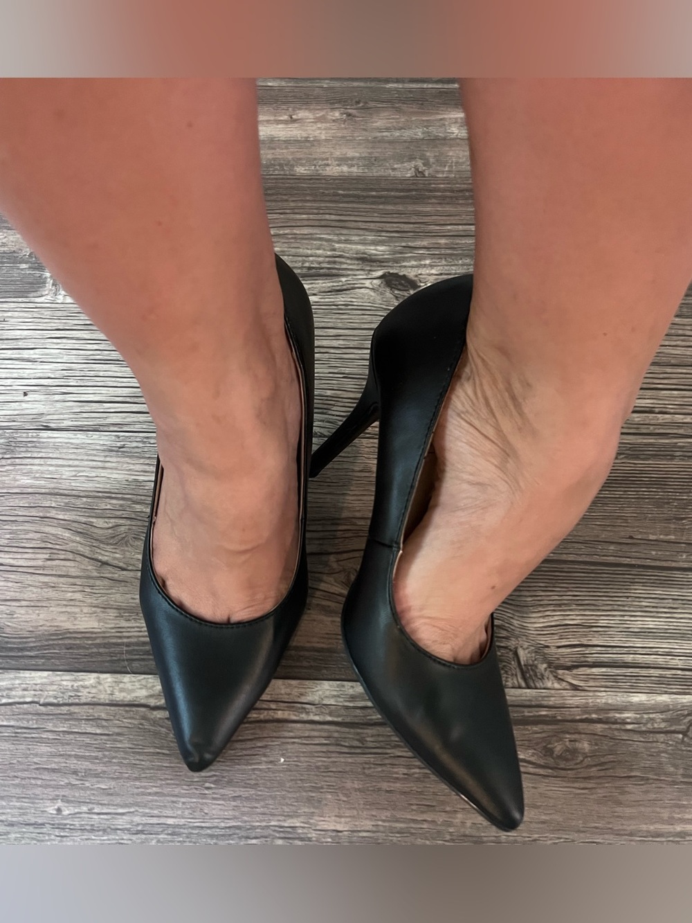 Nine West Black Pointed-Toe Heels - Picture 3 of 4